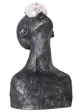 极速北欧落地雕塑k摆件人物抽象艺术品样板房样品屋展示中心大堂