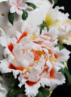 极速丹凤朝阳中式陶瓷凤凰摆件y客厅办公室家居艺术装饰品乔迁开