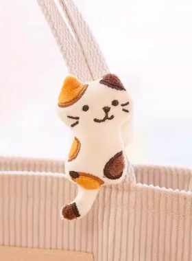可爱猫咪魔术贴挂件毛绒公仔挂饰