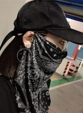 防晒面罩男女全脸冰丝挂
