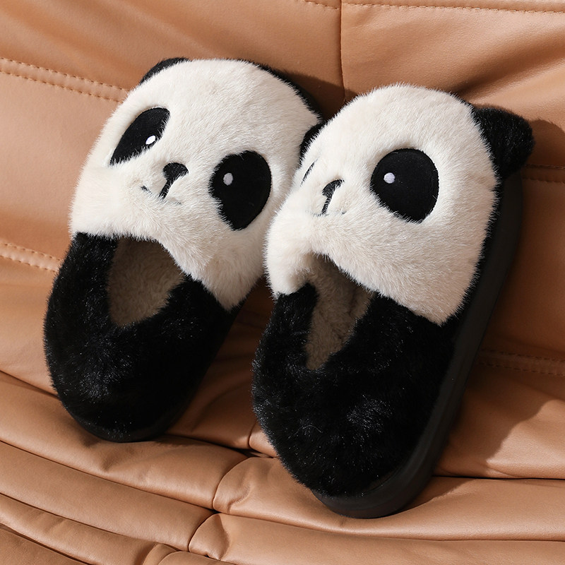 棉拖鞋女冬包跟家居厚底防滑月子鞋毛绒可爱加厚冬天保暖棉鞋家用,淘宝优惠券,粉丝福利购,淘宝优惠卷