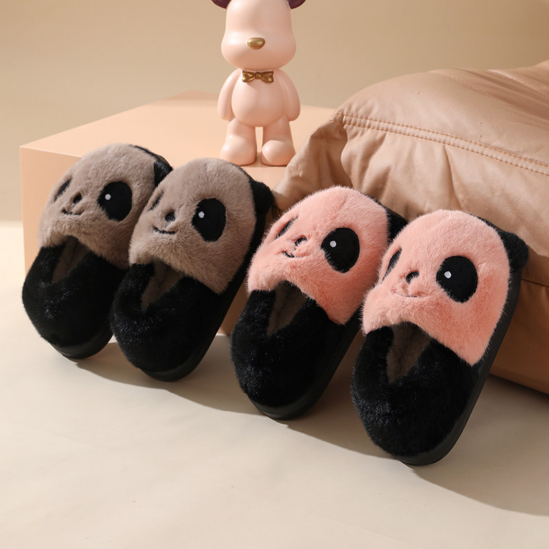 棉拖鞋女冬包跟家居厚底防滑月子鞋毛绒可爱加厚冬天保暖棉鞋家用,淘宝优惠券,粉丝福利购,淘宝优惠卷