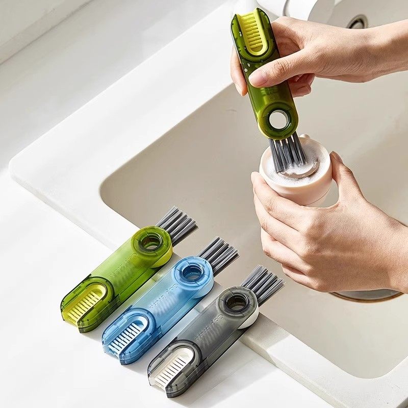 三合一杯盖刷便携式奶瓶刷清洁刷套装杯口刷保温杯刷水杯清洗神器,淘宝优惠券,粉丝福利购,淘宝优惠卷