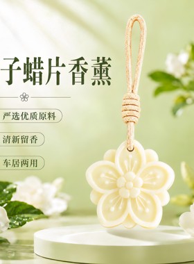 栀子花衣柜香薰蜡片室内持久留香