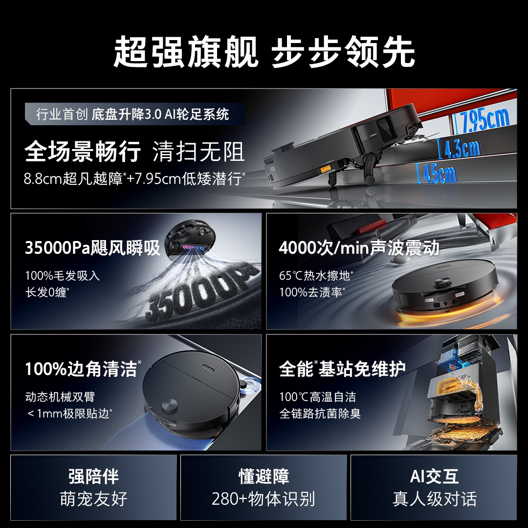 【官方正品】新品上市石头G30S Pro扫地机器人扫地拖地一体机