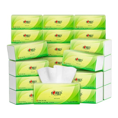 【130抽3包】心相印抽纸茶语大包家用卫生纸餐巾纸厕纸实惠擦手纸 - 图3