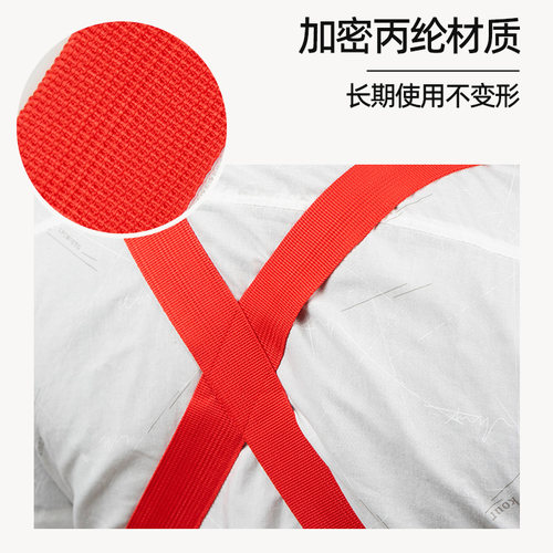 羽调交叉款加宽红色大小军鼓双肩背带成人金属挂钩学校礼仪管乐队 - 图2