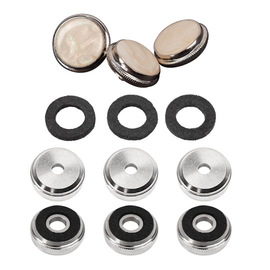 Pluma B trompeta plana instrumento de latón colección de accesorios de reparación válvula de drenaje de llave universal hebilla de botón de soporte de resorte