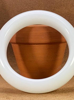 和田玉羊脂籽料59.3圈口美镯