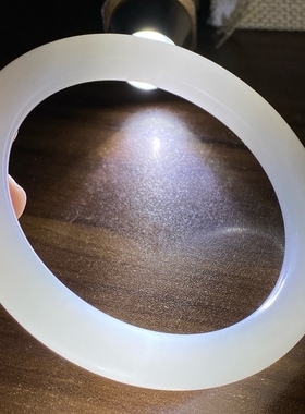 天然新疆和田玉籽料羊脂白玉手镯