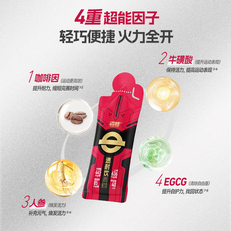 迈胜超能瓶小红瓶便携液体耐力爆发力健身日常训练运动提氮泵 - 图0