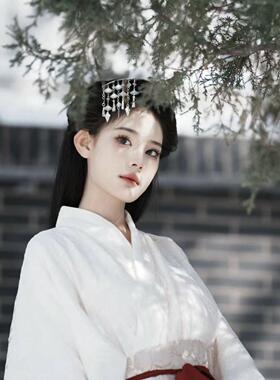 战国袍步摇古风汉服头饰