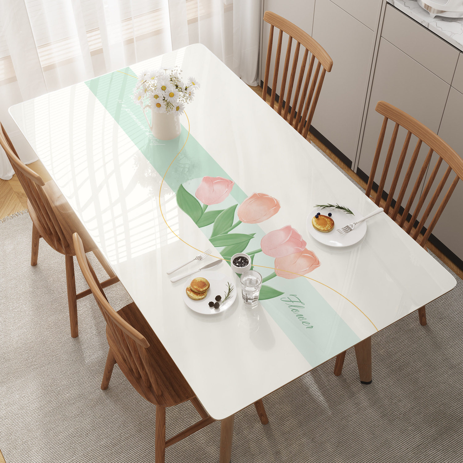 pvc餐桌垫免洗防水防油防烫耐用桌布轻奢高级皮革桌垫客厅茶几垫,淘宝优惠券,粉丝福利购,淘宝优惠卷