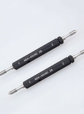 螺纹塞规牙规螺纹通止规0-80 4-40 6-32 8-32 2-56美制内螺纹牙规