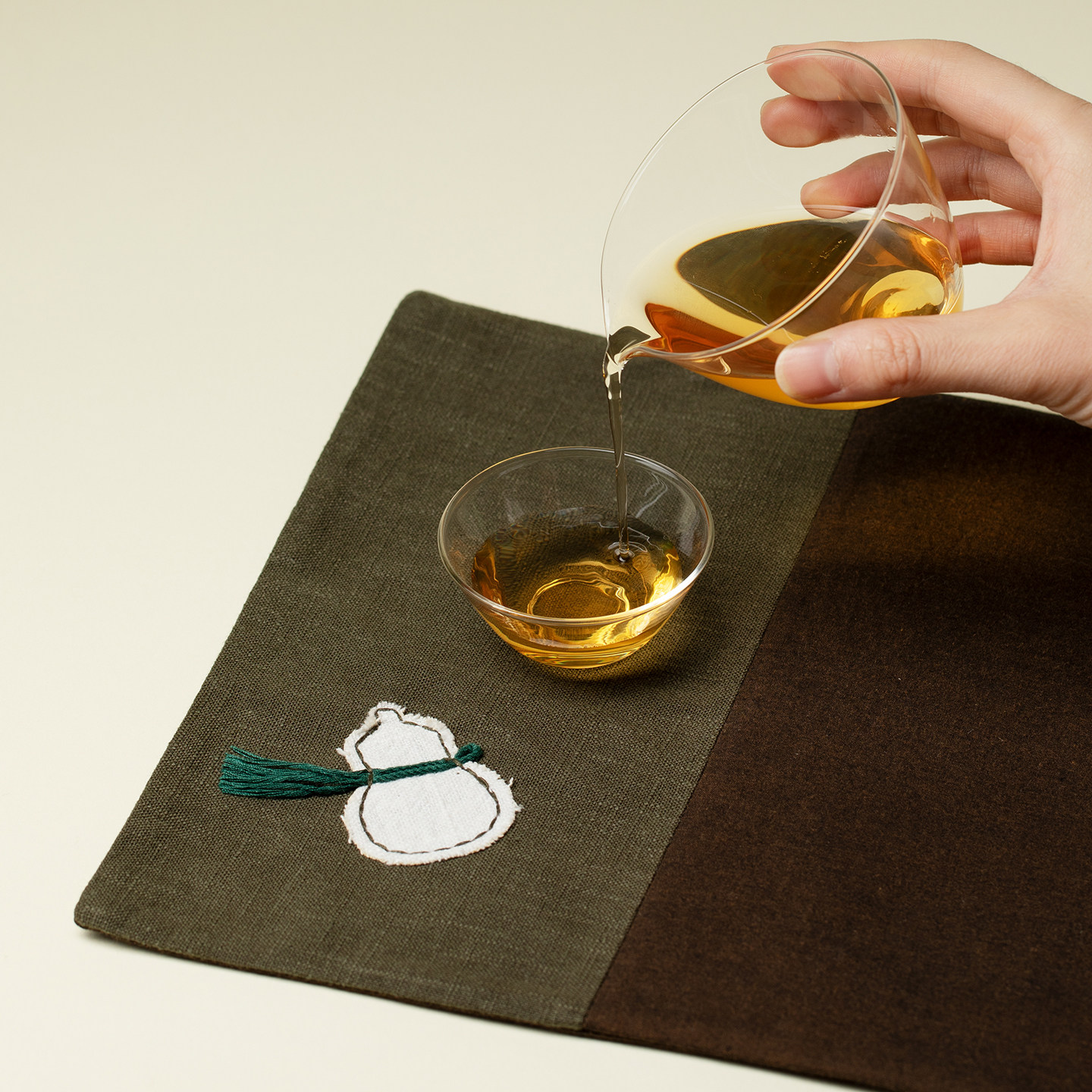 梵汝纯手工棉麻葫芦长方茶席拼色茶艺垫茶具桌布垫家用茶道零配件,淘宝优惠券,粉丝福利购,淘宝优惠卷