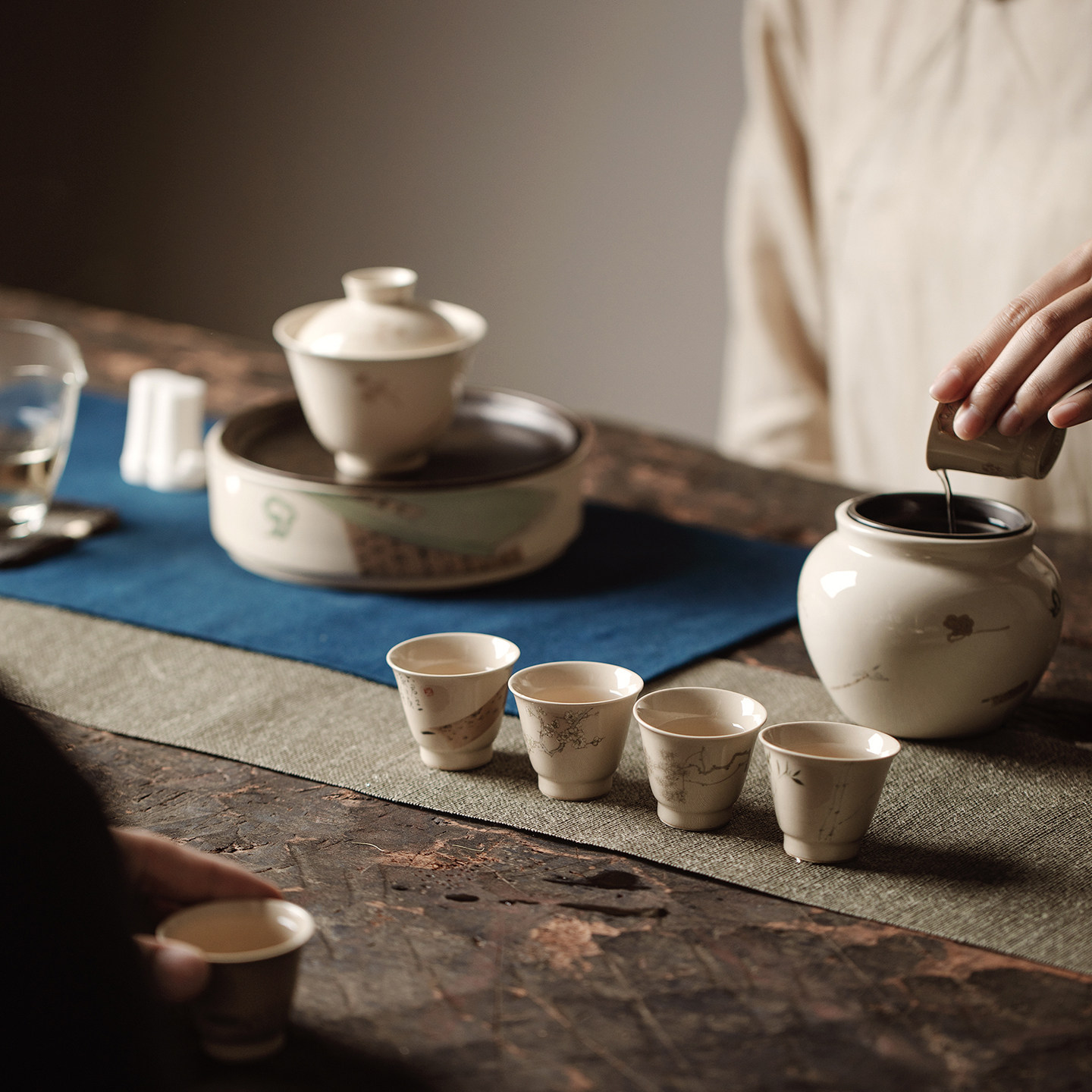 梵汝整套功夫茶具伴手礼礼盒家用送礼草木灰盖碗茶杯大套装送朋友,淘宝优惠券,粉丝福利购,淘宝优惠卷