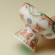 Fanru pastel butterfly perches ຂ້າງດອກ, ຈອກປາກຮອບຕີນສູງ, ຈອກແມ່ບົດ ceramic ສ້າງສັນ, ຊຸດຊາ kung Fu ສູງ, ຈອກຊາ