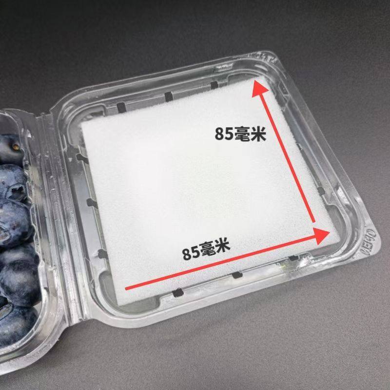 蓝莓环保薄海绵垫水果桃子专用垫片草莓荔枝防破损保护垫吸水海绵