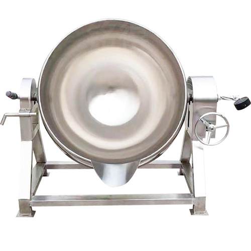 蒸汽加热手动出料夹层锅鸭货烧鸡鸡腿卤煮设备汤料熬制锅 - 图3