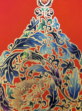 释同加厚铜雕画招财纳福挂画