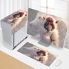 Cartoon computer dust cover desktop monitor host box all-inclusive protective cover cute home internet celebrity keyboard cover