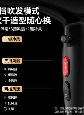 美的电吹风机家用理发店大功率
