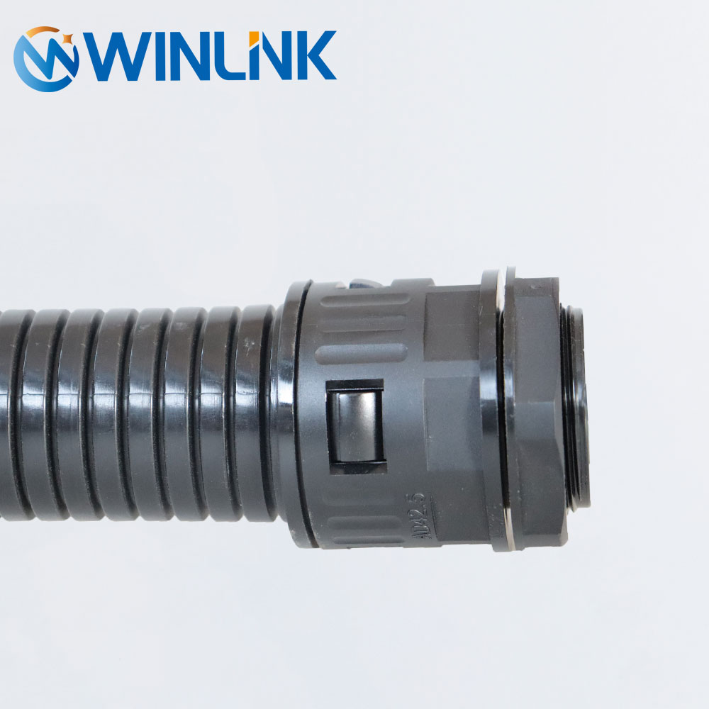 威联科WINLINK 机器人用波纹管快速接头塑料软管直通快插连接器黑 - 图2