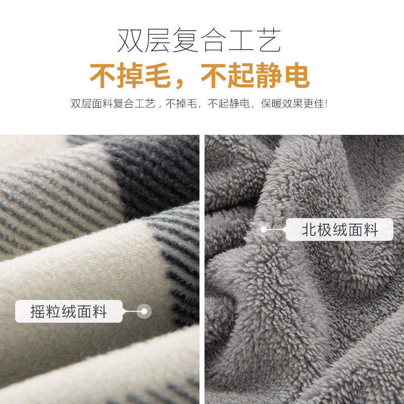 颈肩保暖披肩秋冬护颈加绒加厚斗篷披风办公室午睡多功能宝宝盖毯