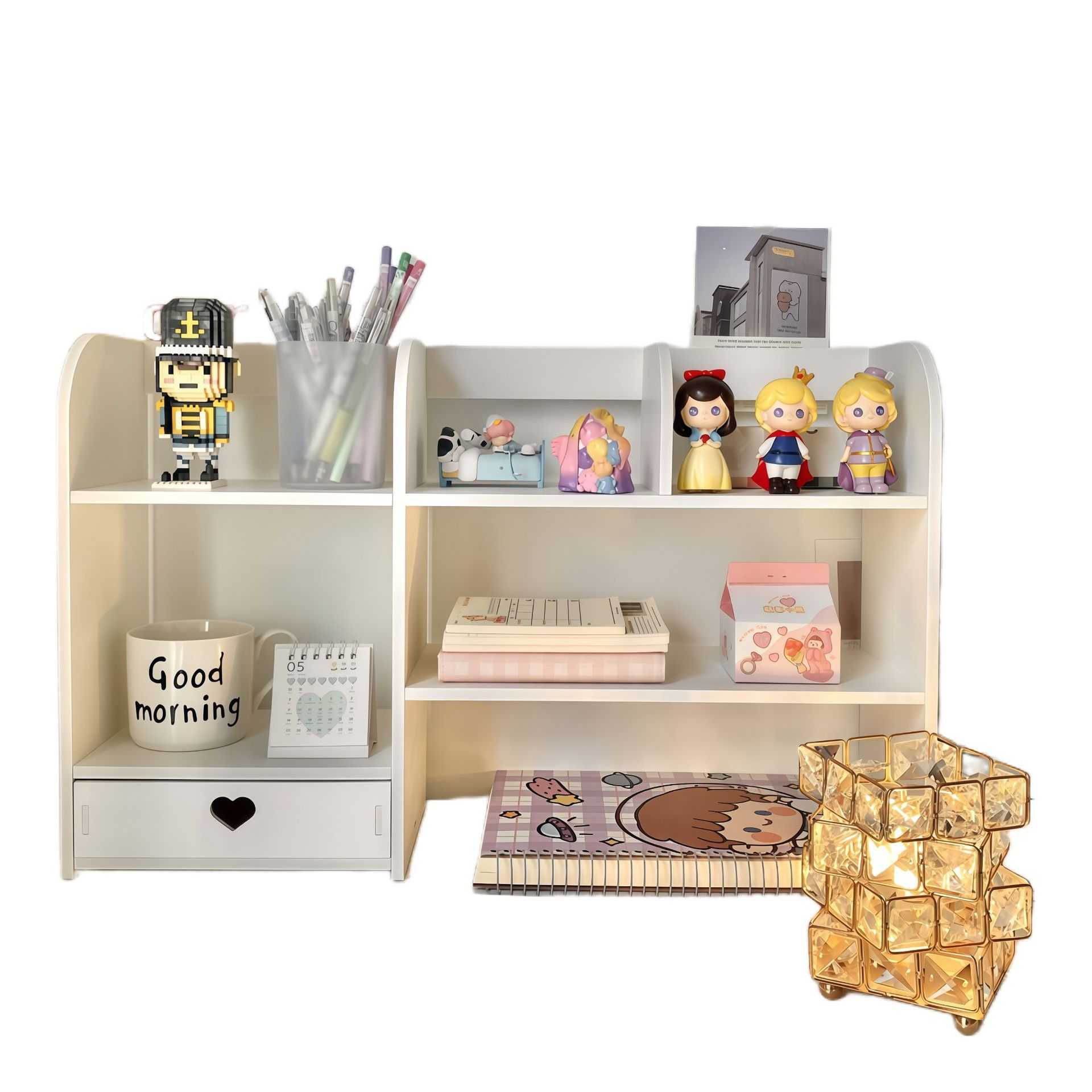 Ins wind desktop student storage shelf multi-function desk
