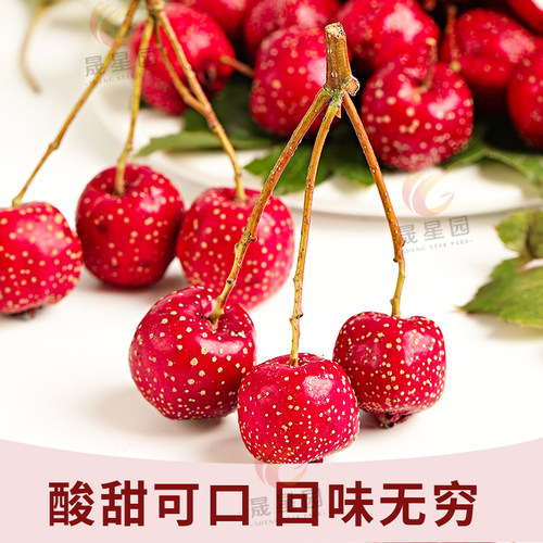 承德特产兴隆山楂秋金星小金星山里红新鲜甜山楂果 - 图2