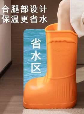 泡脚桶家用恒温过小腿足浴器秋冬儿童省水保温高深桶按摩洗脚盆靴