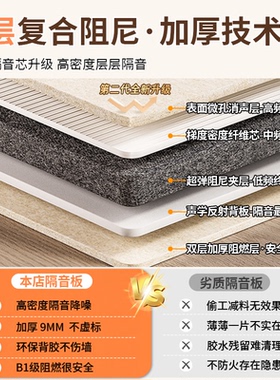 【天花板专用】防楼上吵闹隔音板