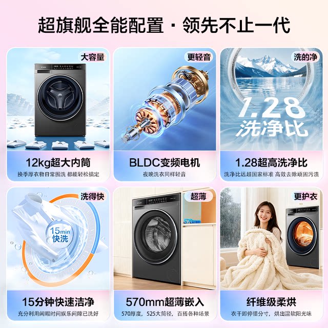 Haier’s 12kg super new product launches with 15% national subsidy