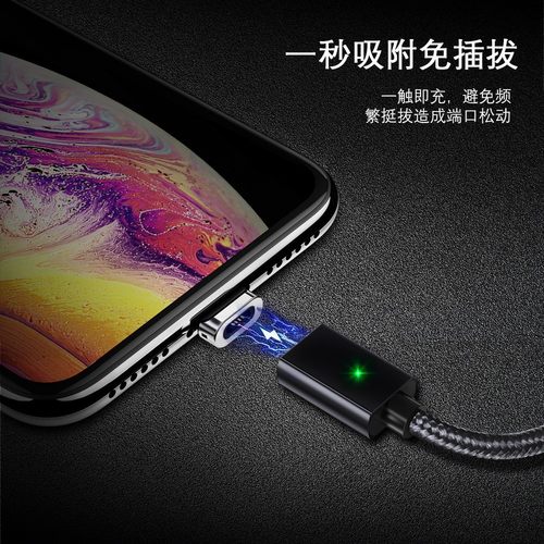 佐梵希5A超级快充磁吸数据线适用苹果华为荣耀一加小米oppo安卓vivo手机Type-C平板iPad车载强磁闪充充电器线 - 图2