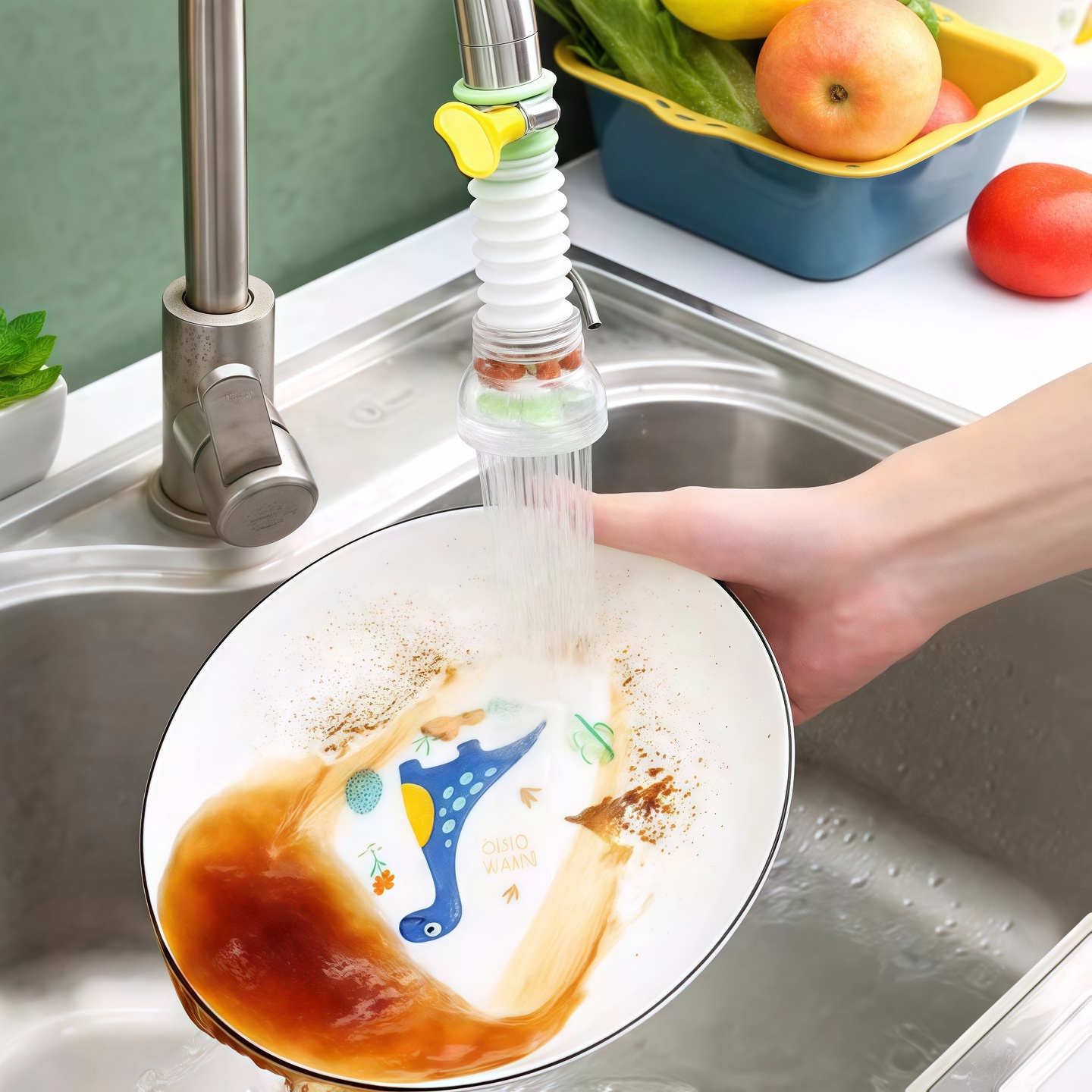 过滤水龙头厨房防溅水神器可旋转延伸器家用净水器花洒喷头沥水器 - 图3
