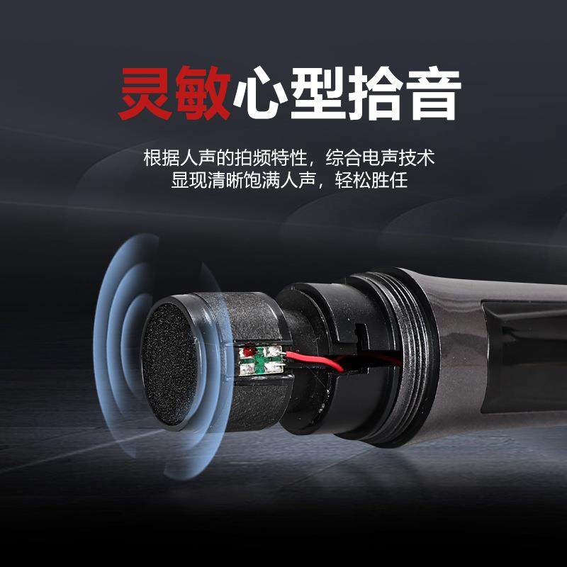 专业一拖二无线麦克风可调频KTV话筒舞台演出KTV唱歌会议K歌,淘宝优惠券,粉丝福利购,淘宝优惠卷