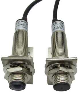 M12激光对射 E3F-20C1 /20L 光电开关NPN DC6-36V常开C2 常闭 24V