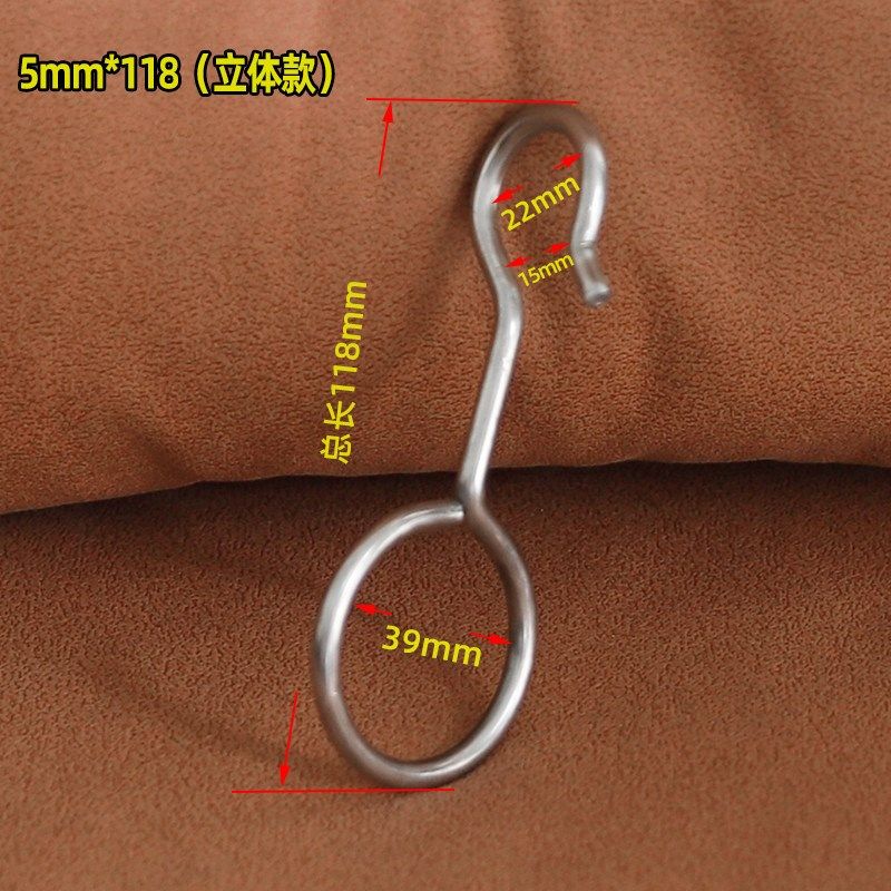 304不锈钢挂钩免打孔带圈问号钩厨房浴室窗帘S钩套管钩圆环吊钩,淘宝优惠券,粉丝福利购,淘宝优惠卷