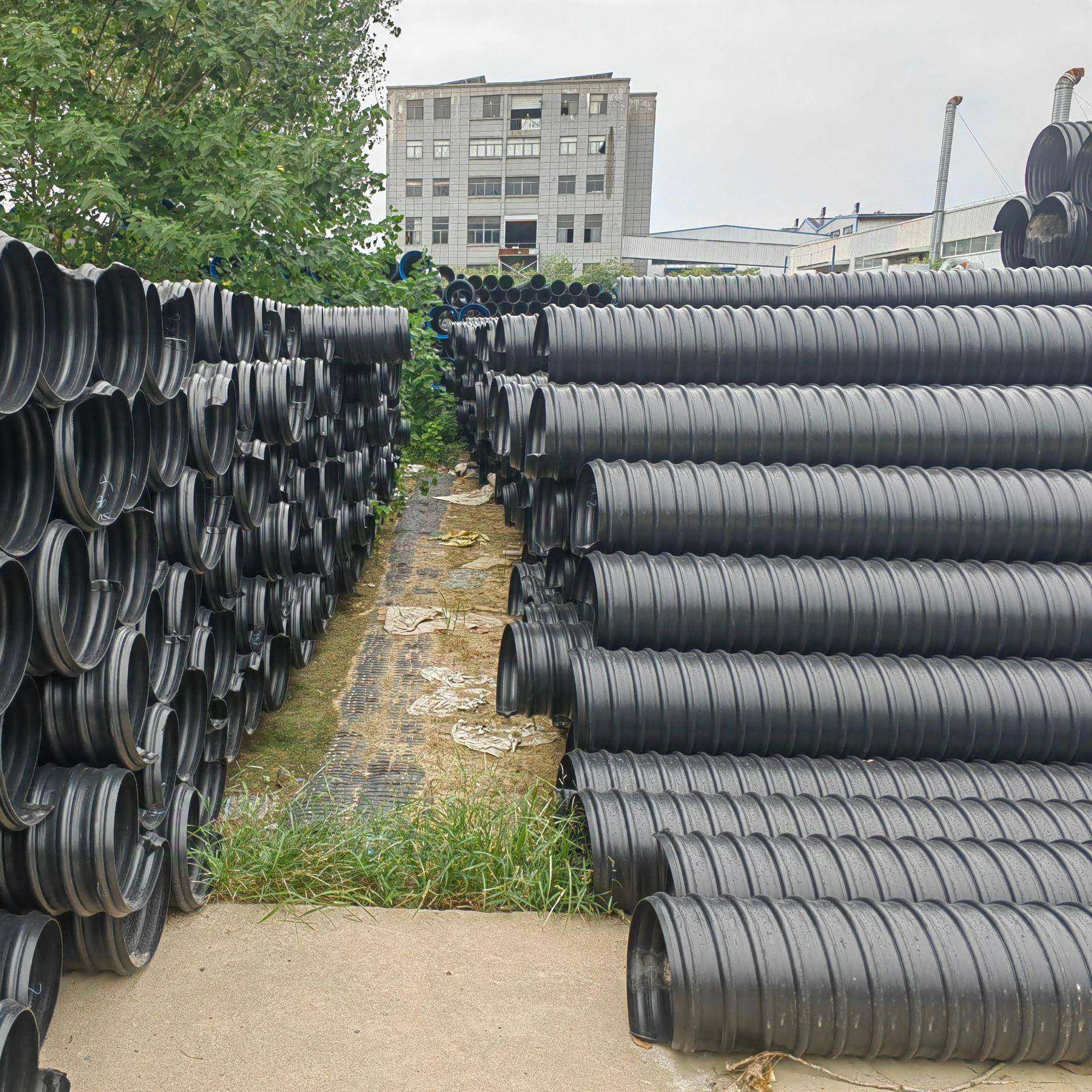 PE钢带增强波纹管大口径安徽市政管道源头工厂承压强污水管管材,淘宝优惠券,粉丝福利购,淘宝优惠卷