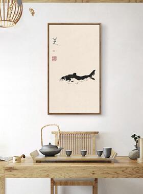 朱穗巴大山满挂画新中国风水墨中国画日本禅宗办公室茶室彷宋明装