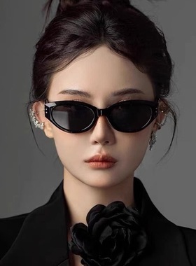 GM防紫外线墨镜太阳镜男女士蔡文静同款猫眼可配近视度数DADA款