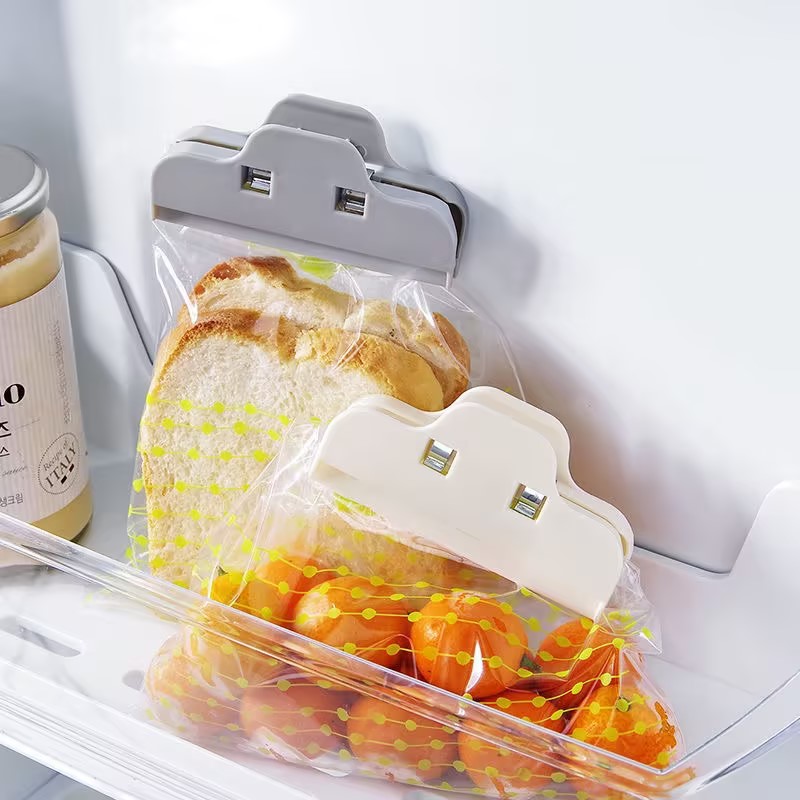 食品袋封口夹食物防潮袋子密封夹大号零食夹食品厨房塑料袋夹子 - 图1