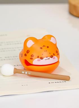 解压小木鱼摆件学生礼物可爱手工小摆件高级感办公文化创意装饰品