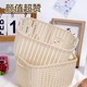 Imitation rattan korean version ins desktop stationery storage box