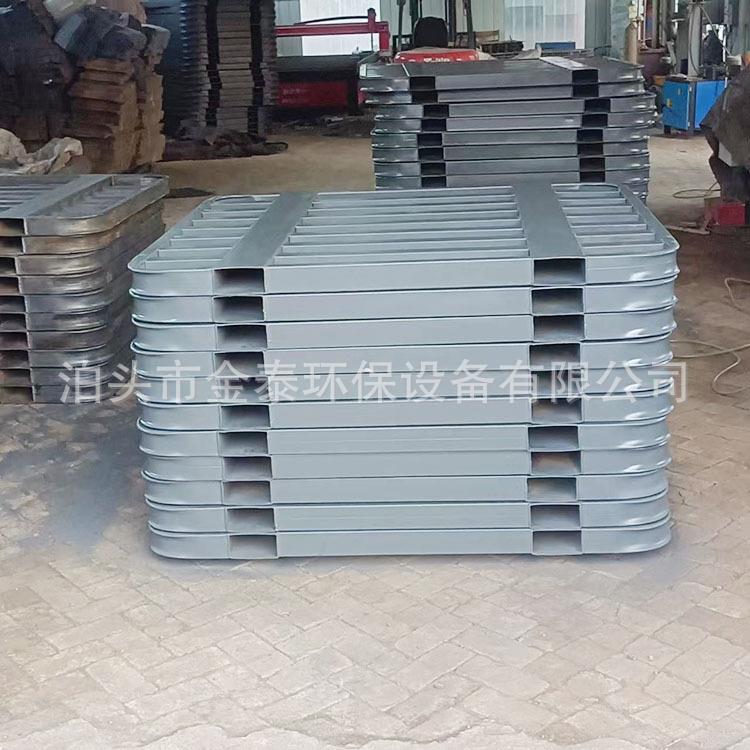 圆角钢制叉车托盘金属铁质托盘货物仓储转运重型托盘饲料面粉托盘 - 图1