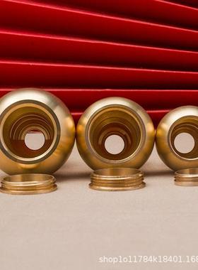 黄铜空心葫芦大中小三节号葫芦家居摆件把玩小铜器工艺品爆款