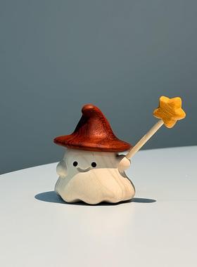 魔法小精灵~可爱桌面装饰摆件办公室工位好物治愈情绪解压手把件