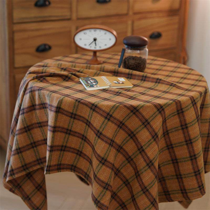 圣诞麦片格子百搭餐桌布茶几桌布野餐垫美式庭院装饰布盖布背景布,淘宝优惠券,粉丝福利购,淘宝优惠卷