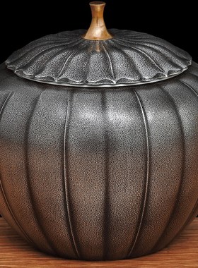 锡罐纯锡茶叶罐小号便携旅行装茶罐子送朋友恩师商务礼品工艺品