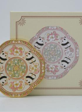 十二花令故宫中国风文创古风小镜子新中式随身镜化妆镜御复古镜子